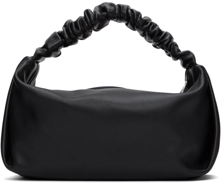 Alexander Wang: Black Small Scrunchie Bag | SSENSE