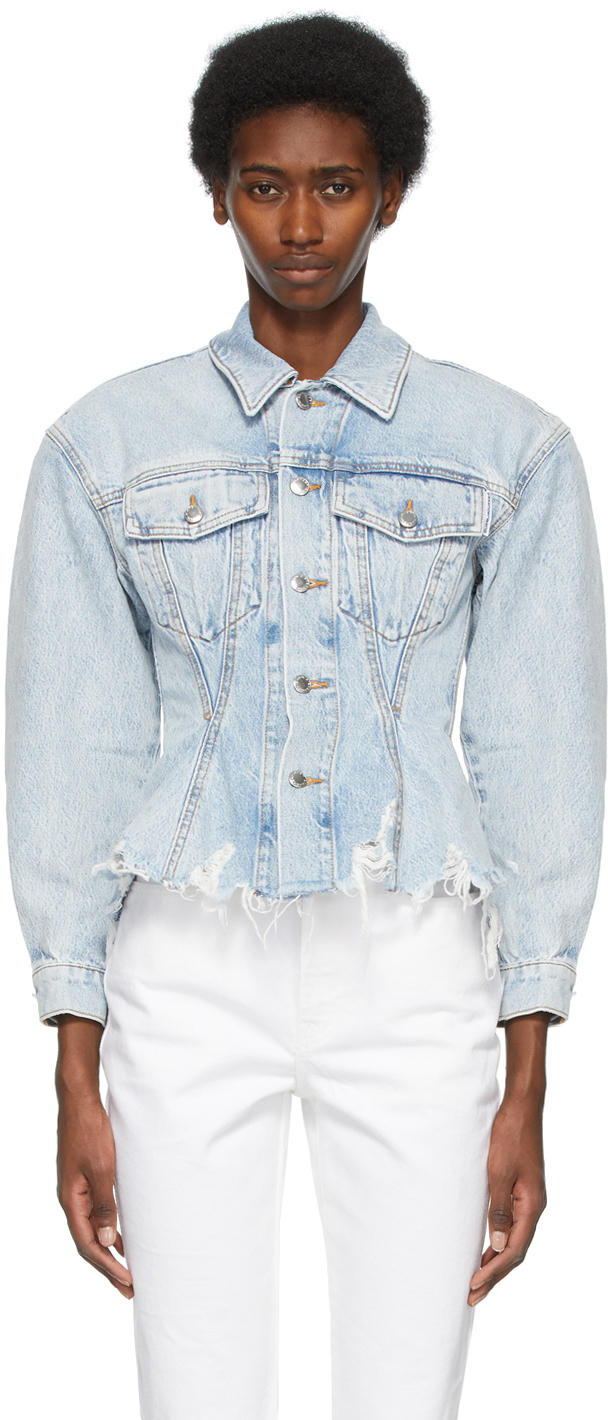 flared denim jacket
