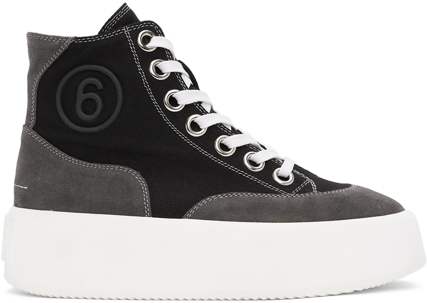 black designer high tops