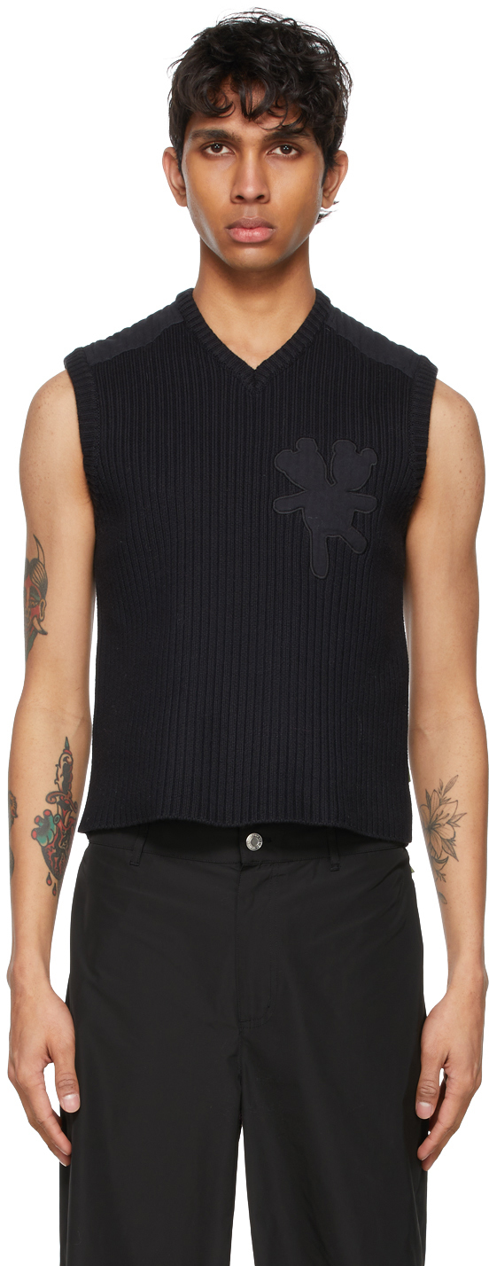 Marc Jacobs Black Heaven by Marc Jacobs Ribbed Teddy Sweater