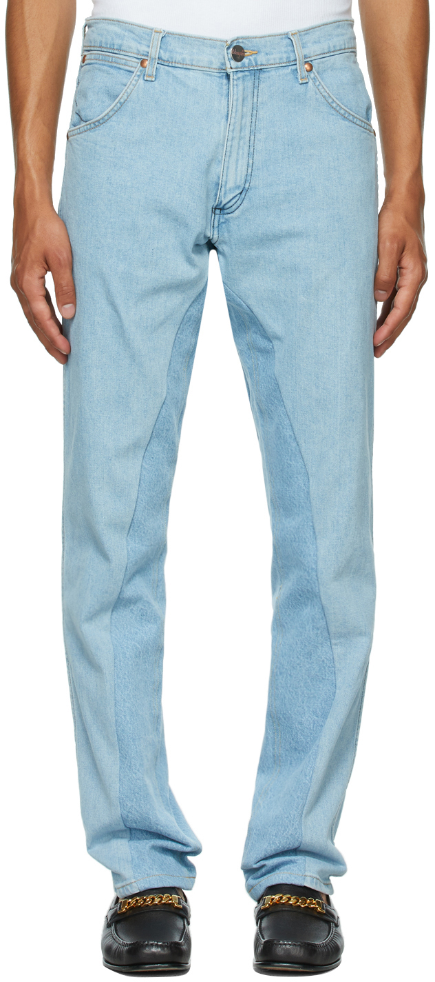 Bianca Saunders: Blue Wrangler Edition Replay Jeans | SSENSE