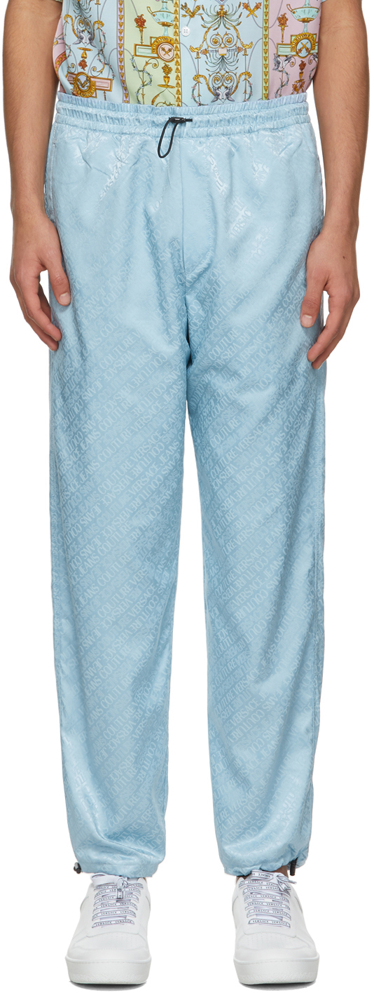 versace blue pants