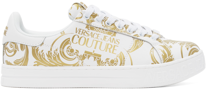 versace gold sneakers