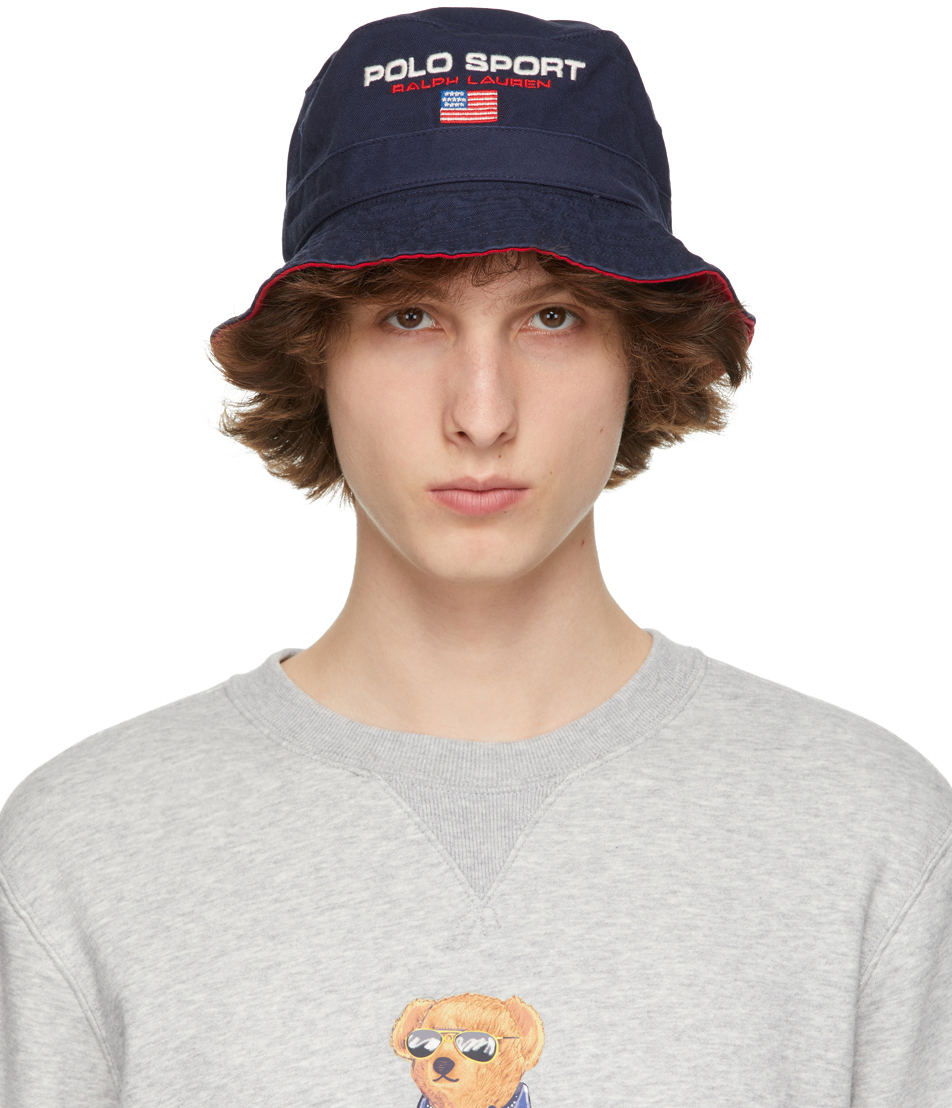 ralph lauren bucket hat navy