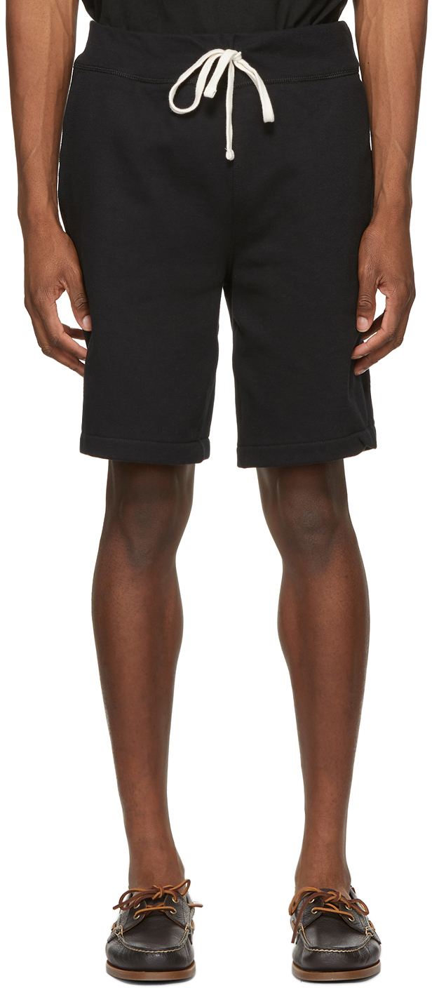 Homme Vêtements Articles de sport et dentraînement Shorts de sport Short molletonné avec logo emblématique Coton Polo Ralph Lauren pour homme en coloris Noir 