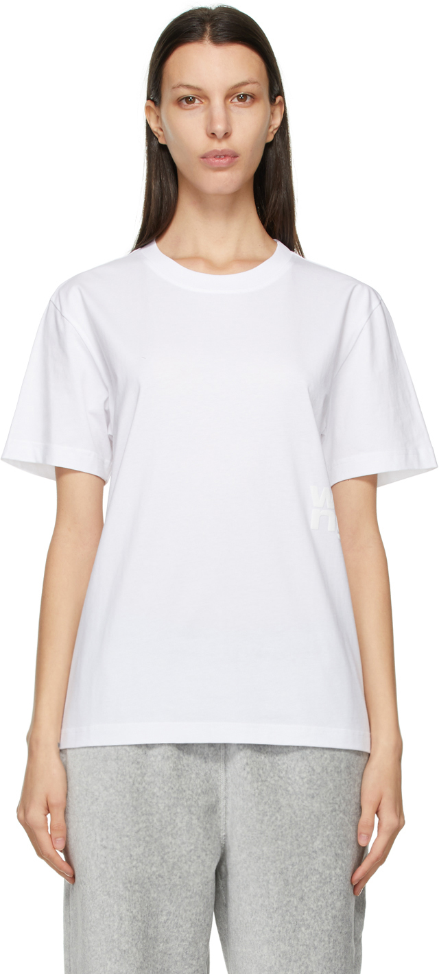 alexanderwang.t: White Foundation T-Shirt | SSENSE