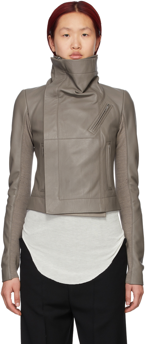 rick owens leather jacket