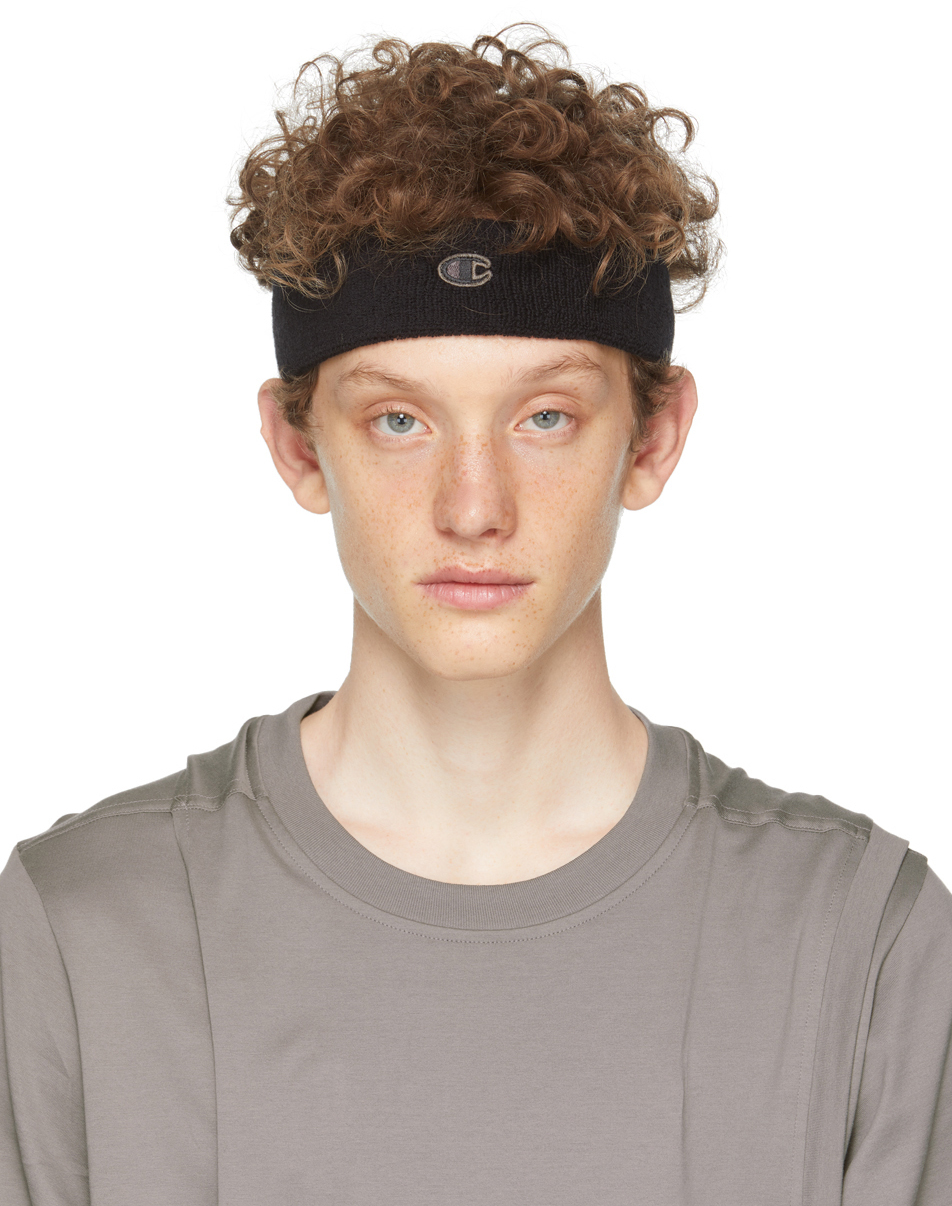 SSENSE Men Accessories Headwear Headbands Black Champion Edition Terrycloth Headband 