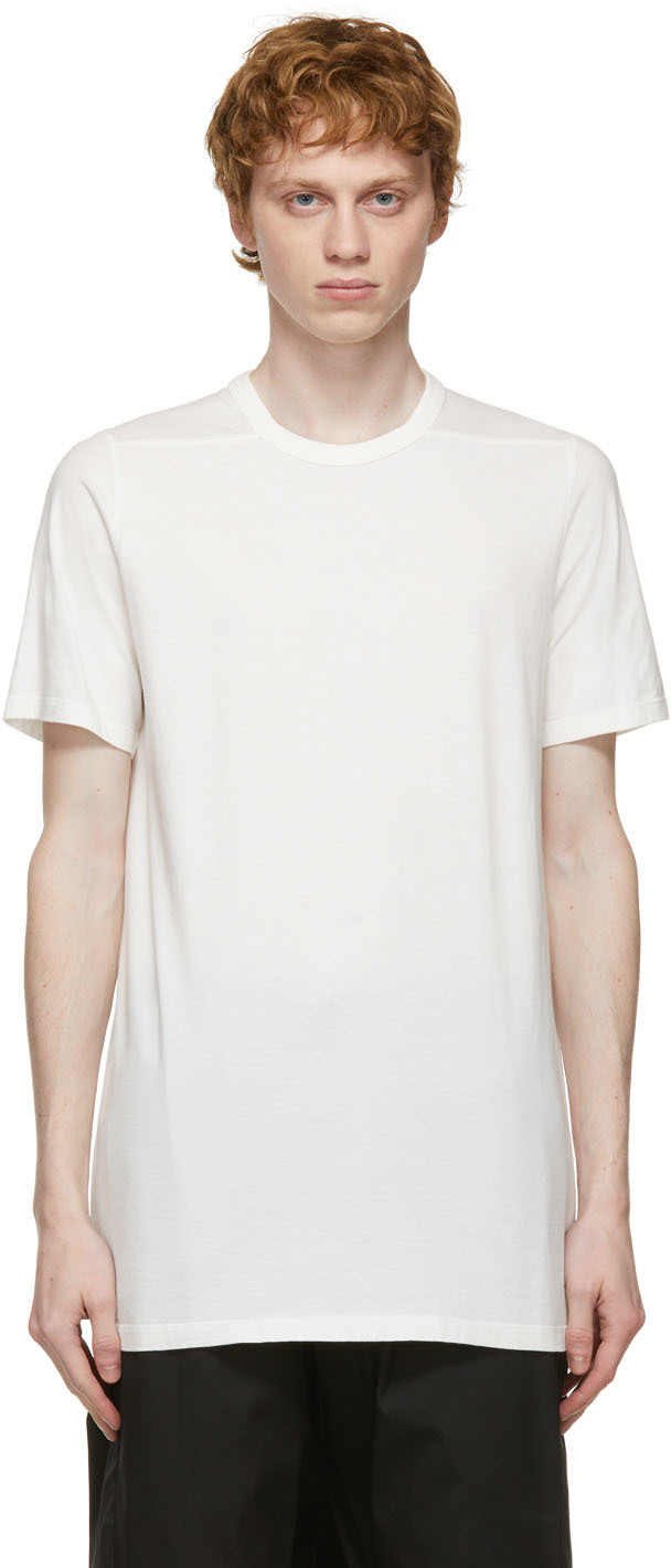 Rick Owens: White Level T-Shirt | SSENSE