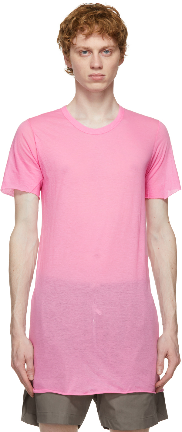 Rick Owens Pink Basic T-Shirt