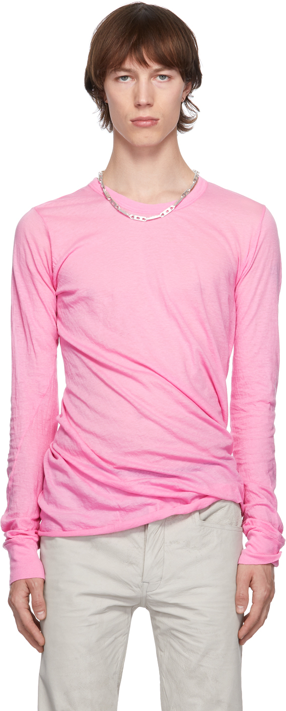 pink full sleeve t shirt