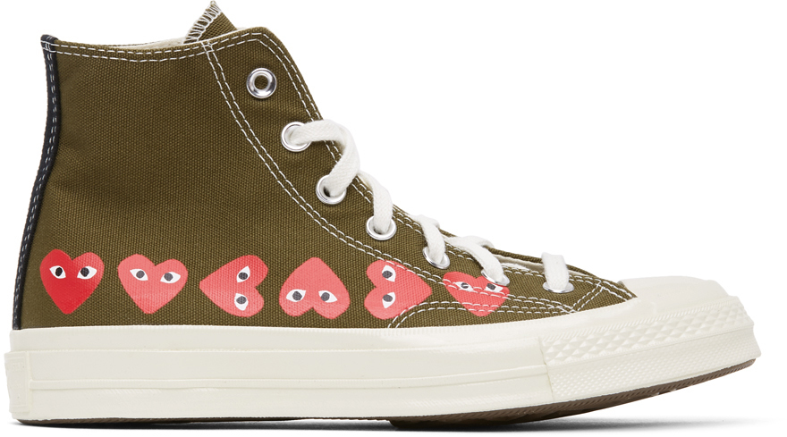 khaki converse