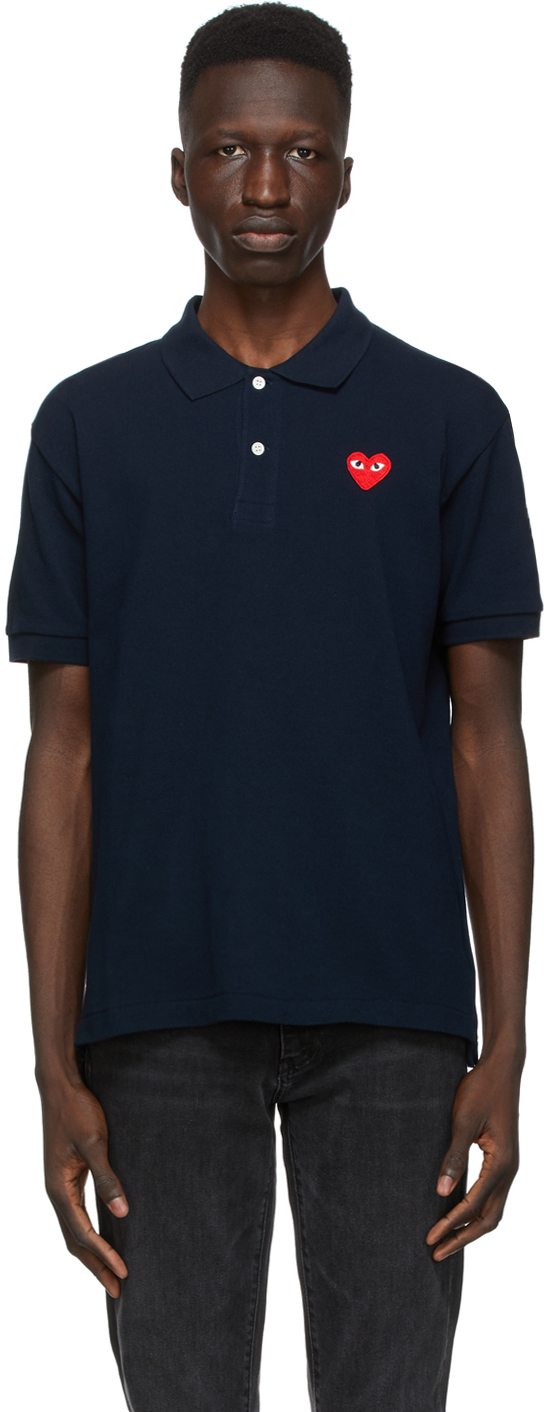 comme de garcons polo shirt