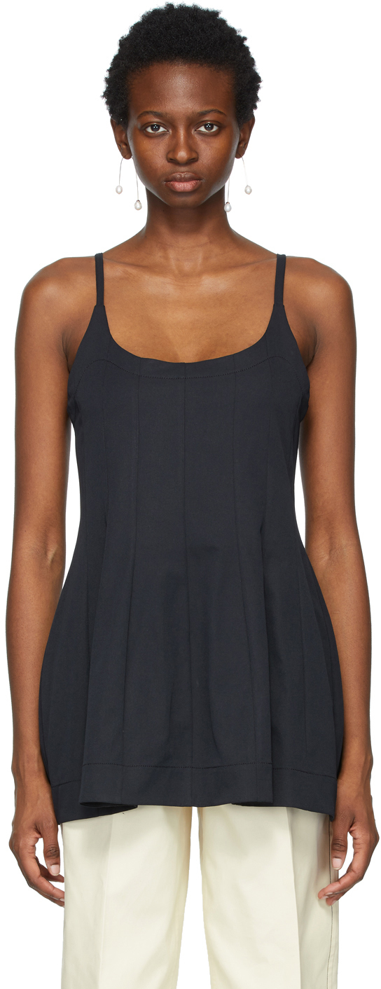 jil sander sleeveless top