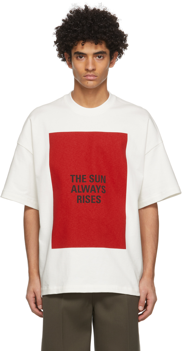 JIL SANDER THE SUN ALWAYS RISES Tシャツ