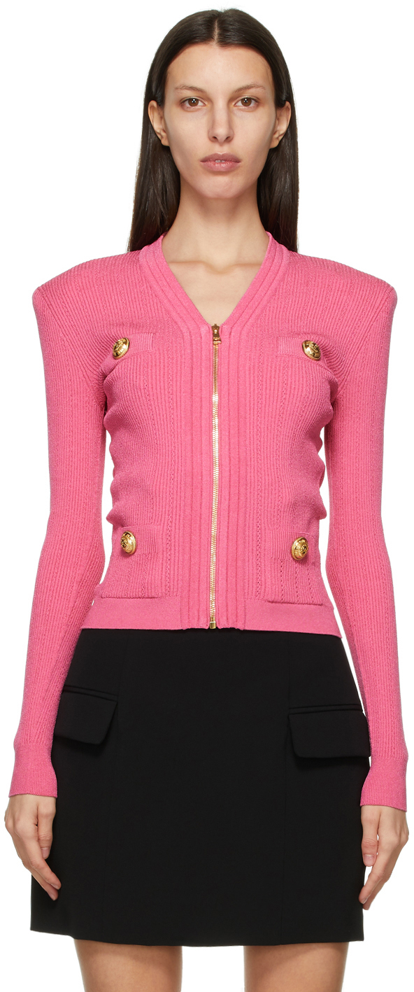 Balmain pink cardigan Clearance