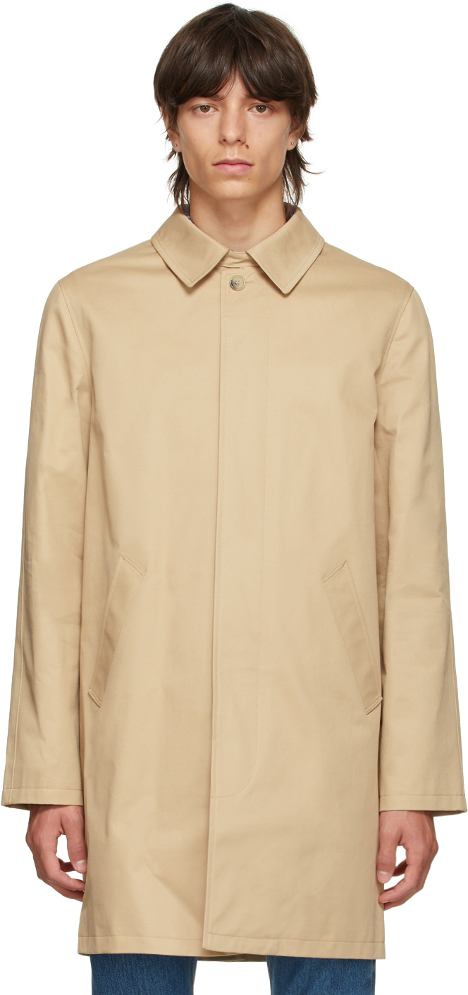 A P C ベージュ Urban マック コート Ssense 日本