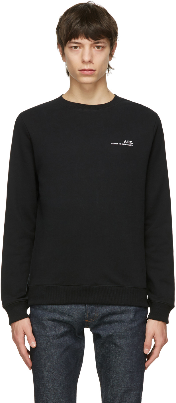 Apc black sweatshirt Clearance