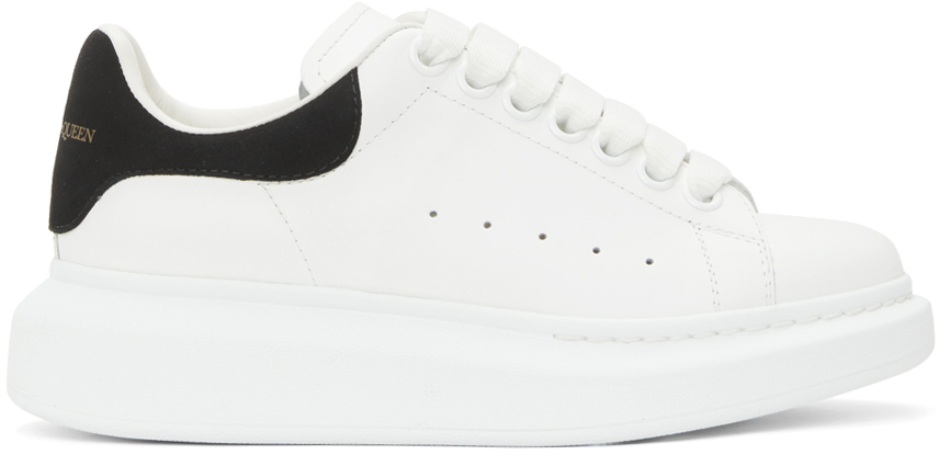 alexander mcqueen shoes black white
