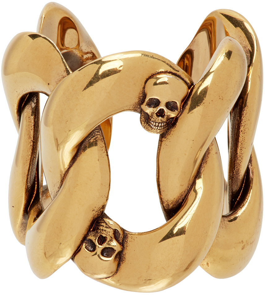 alexander mcqueen skull ring