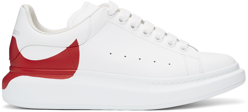 alexander mcqueen white red