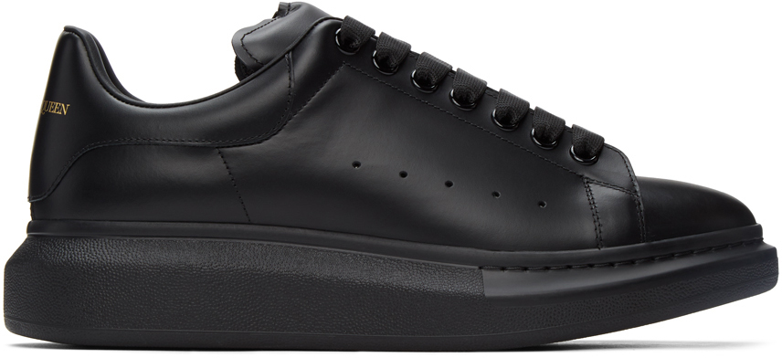 Alexander McQueen: Black Oversized Sneakers | SSENSE