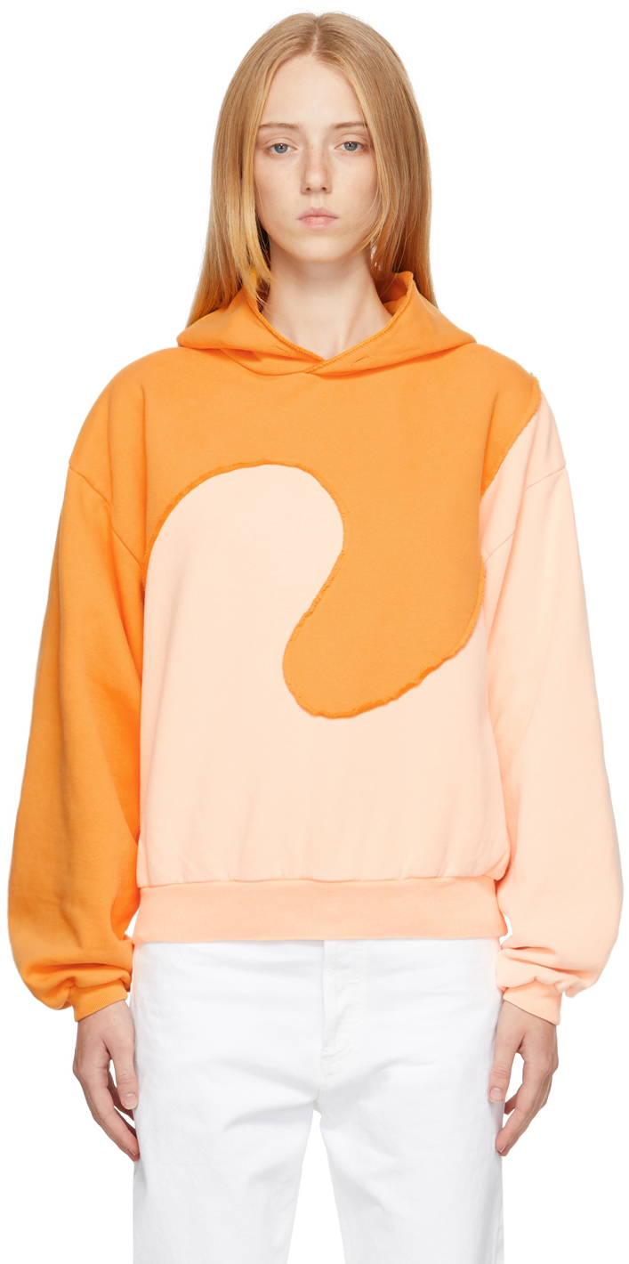 変革のパワーを授ける・願望成就 ERL spiral hoodie orange パーカー