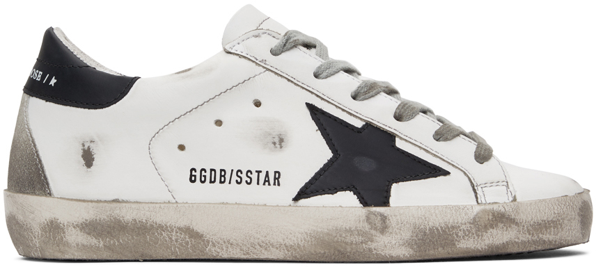 Golden Goose: Black Superstar Sneakers | SSENSE