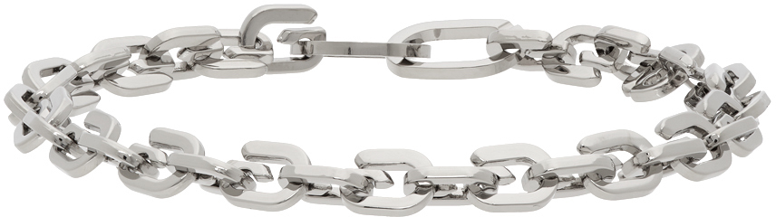 Silver G Link Bracelet