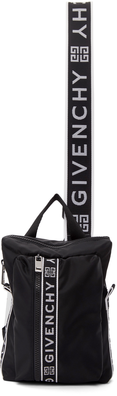 Givenchy: Black Light 3-Sling Backpack | SSENSE
