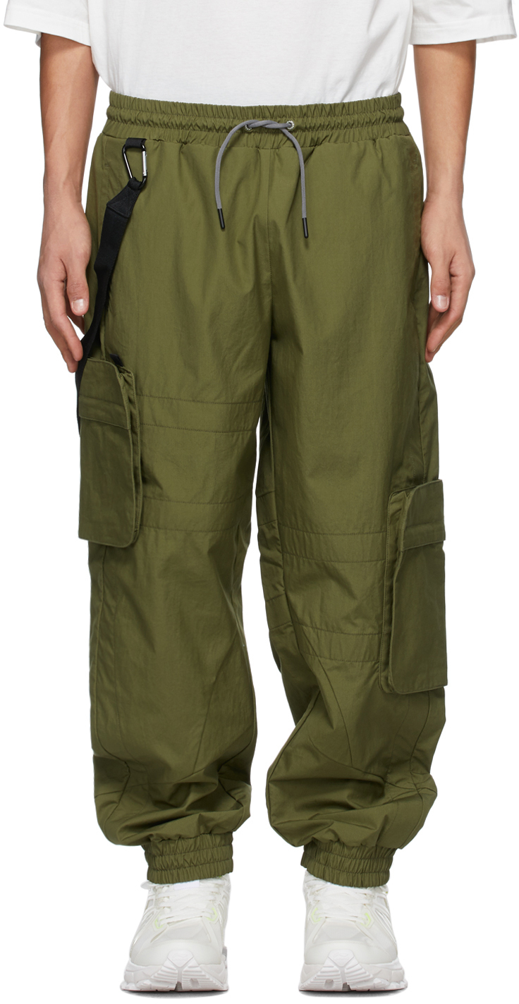 AA Spectrum Khaki Jersey Cargo Pants 211285M188021