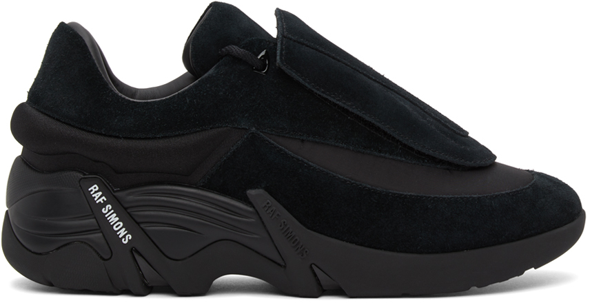 Raf Simons: ブラック Antei スニーカー 