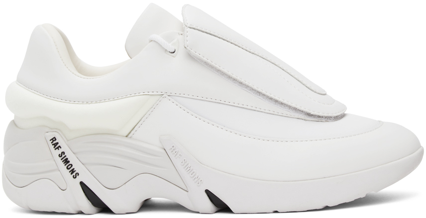 Raf Simons: White Antei Sneakers | SSENSE