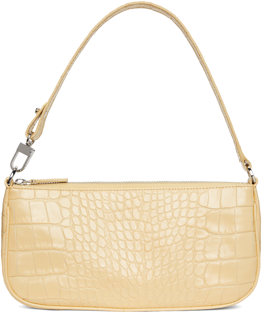 yellow croc bag