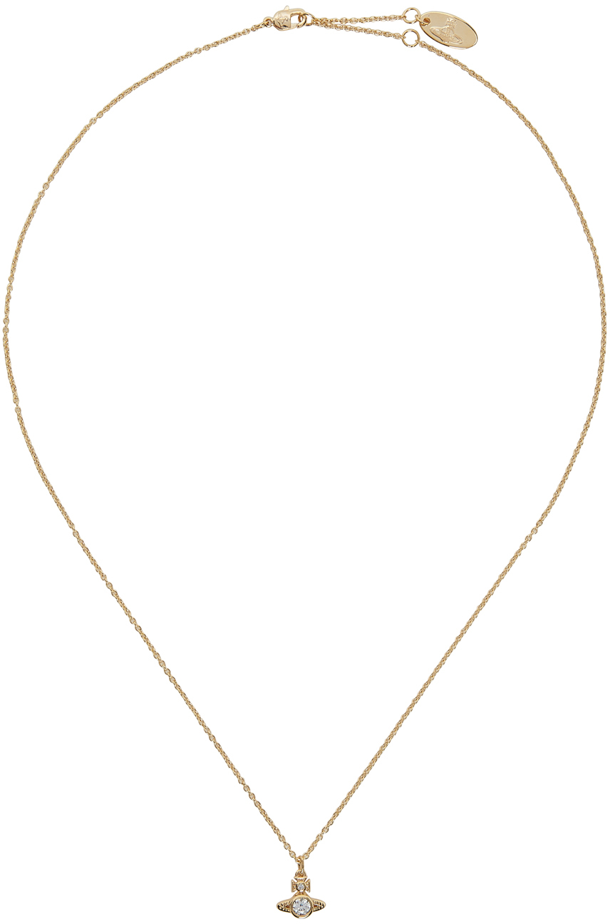 Gold London Orb Pendant Necklace By Vivienne Westwood On Sale