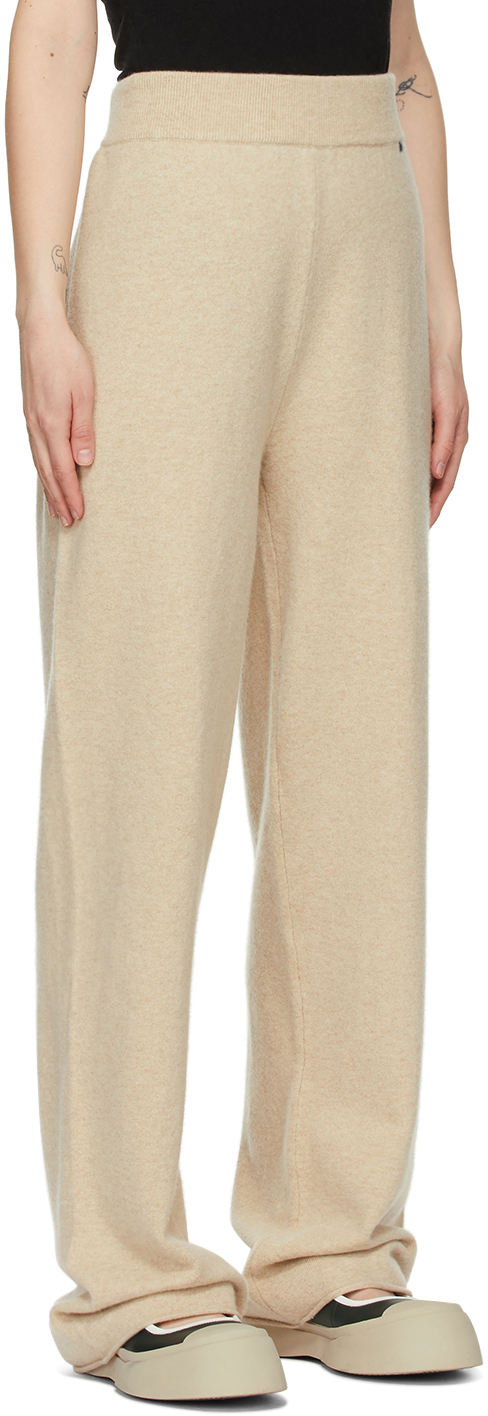 Cashmere joggers Color beige - RESERVED - 9800Q-80X