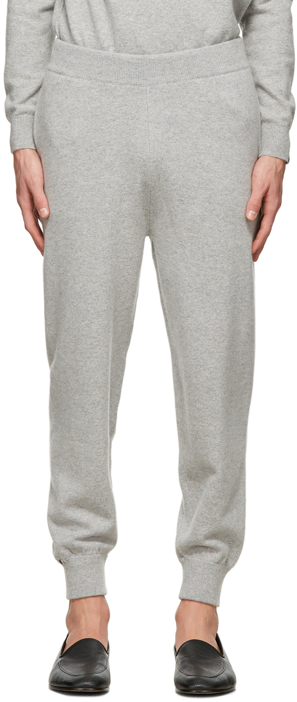 extreme cashmere: Grey N°56 Yogi Lounge Pants | SSENSE