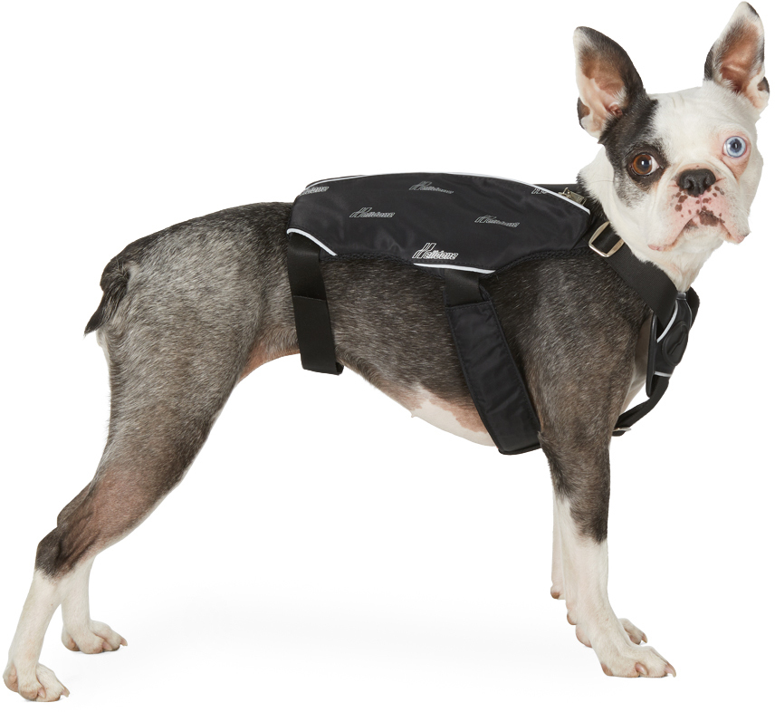 We11 Done Ssense Exclusive Black Logo Harness