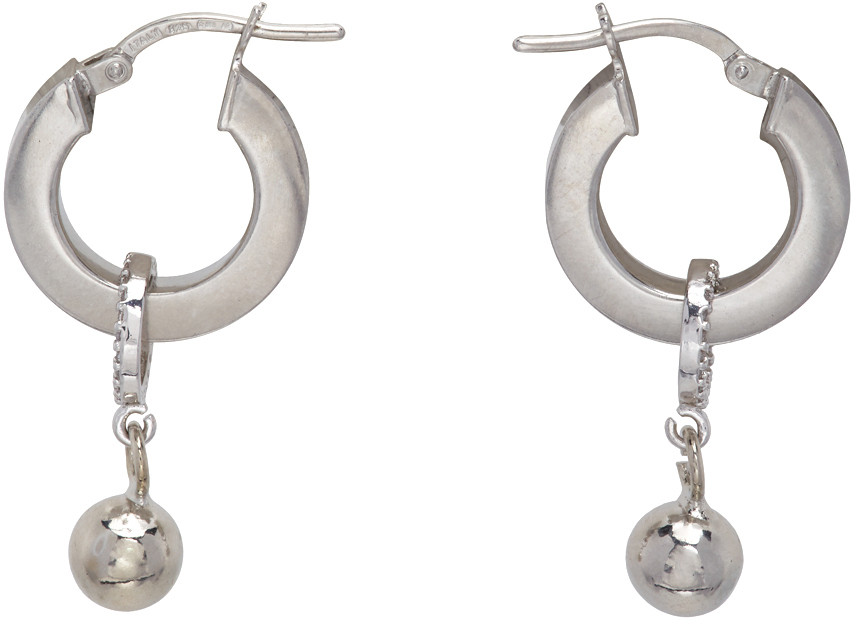 Mounser Silver Continuum Petite Earrings
