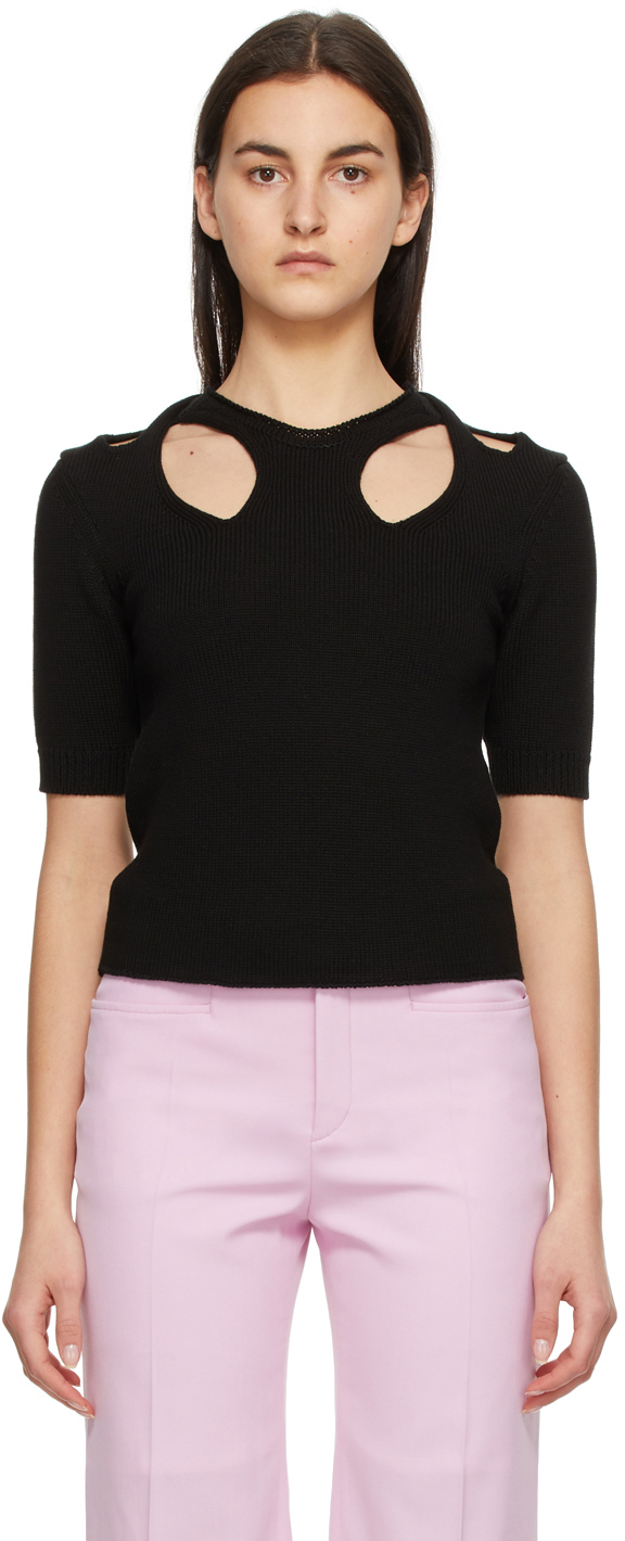 Chloé Black Twisted Sweater