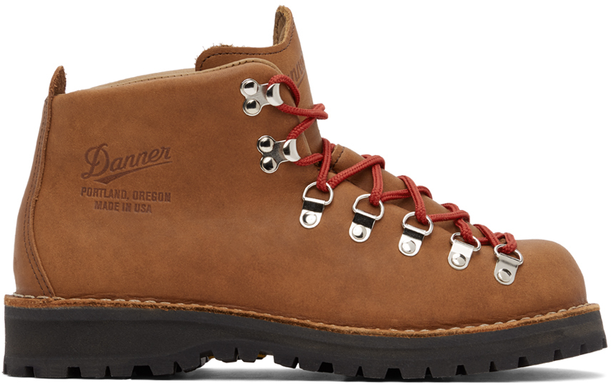 Tan Mountain Light Boots by Danner on Sale