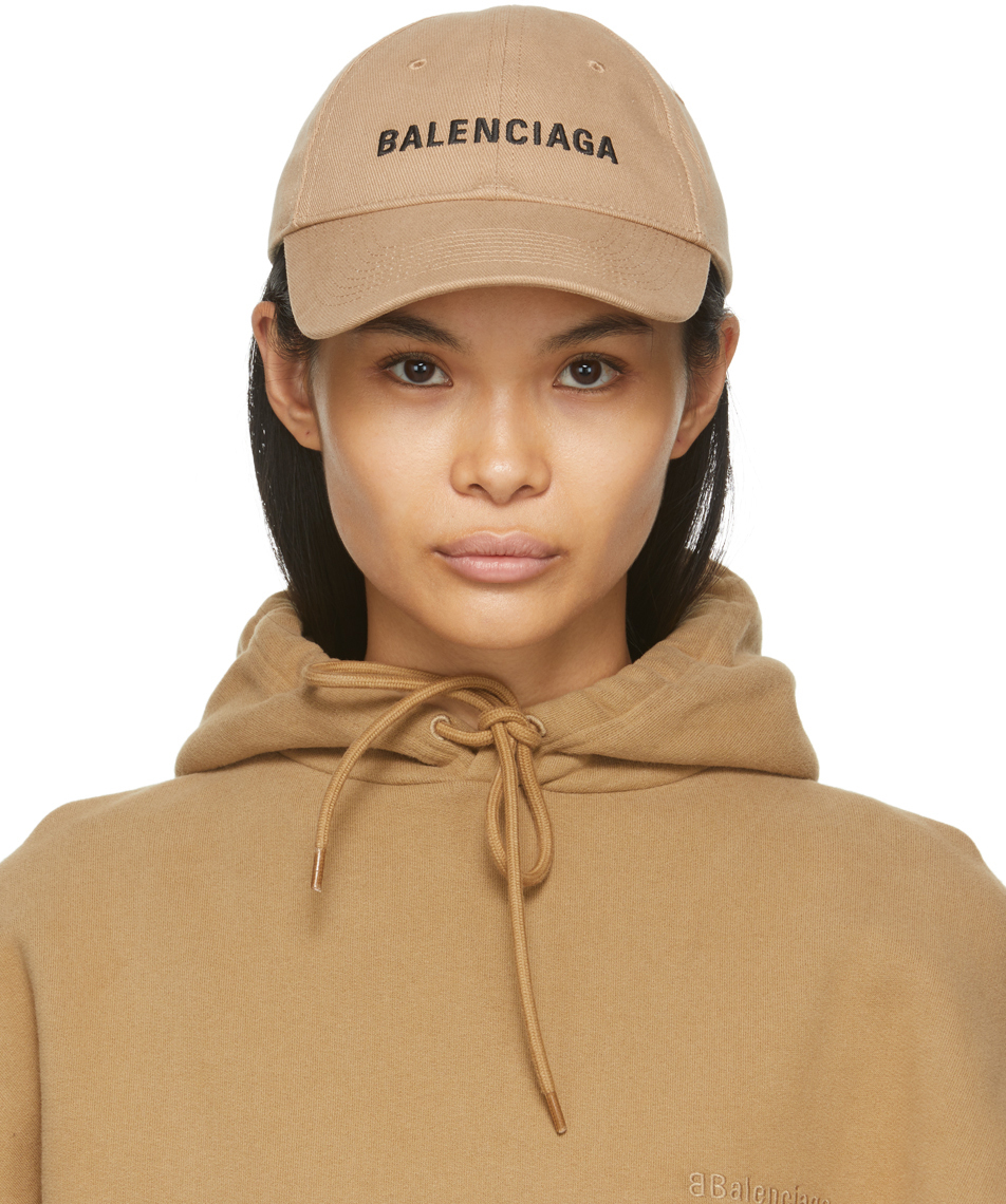 balenciaga beige cap