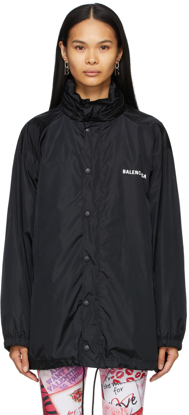 Balenciaga Black 'Défilé' Rain Jacket