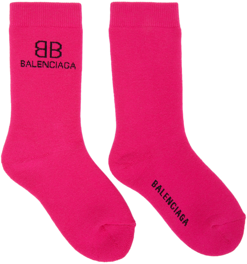 Balenciaga  Pink Speed Sock Sneakers  Melijoe