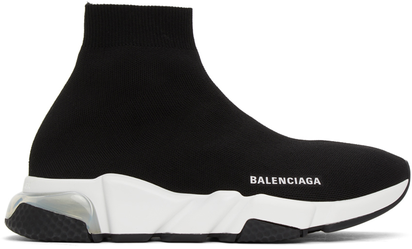 Balenciaga отзывы. Кроссовки Баленсиага женские 3xl на ноге. Men's Speed 2.0 Full Clear sole recycled Knit Sneaker in Black.