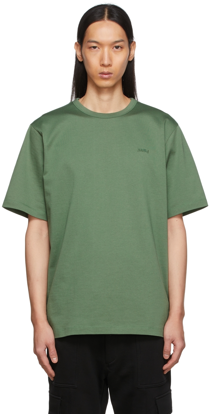 Juun.J Green Lettering T-Shirt