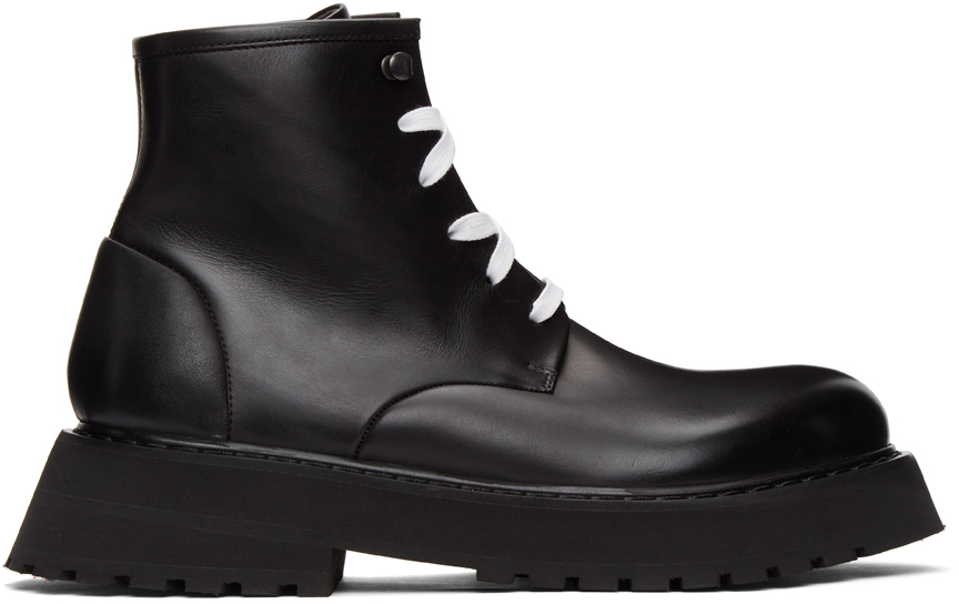 Marsèll: Black Micarro Ankle Boots | SSENSE