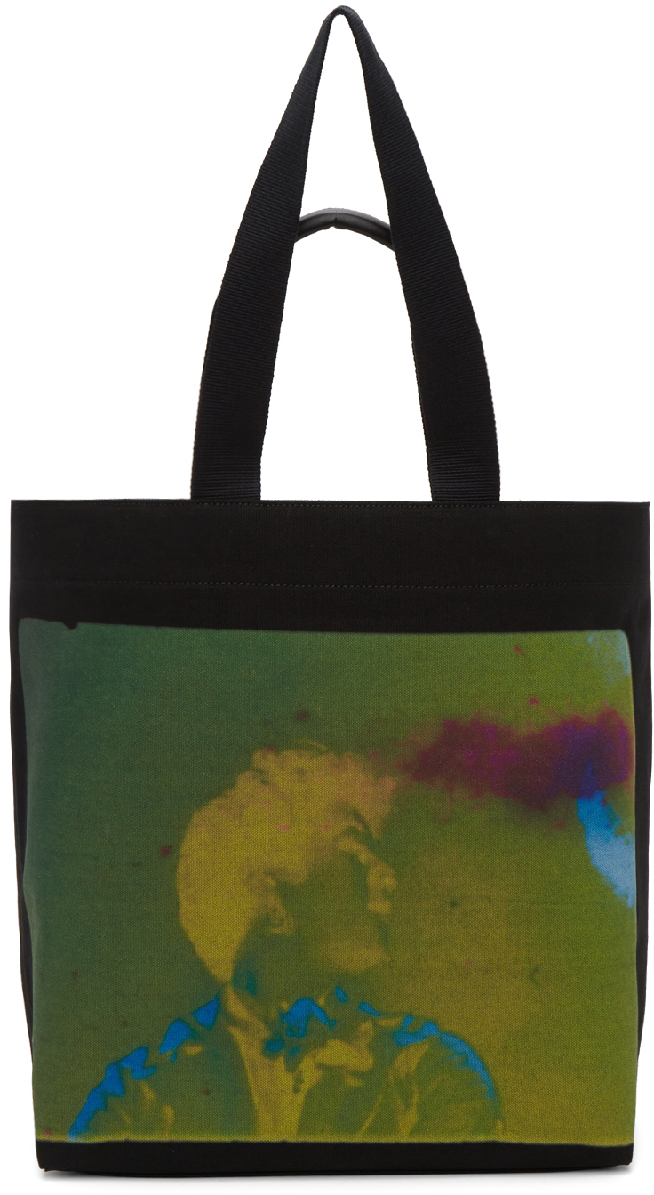 Black & Green Len Lye Edition Print Tote