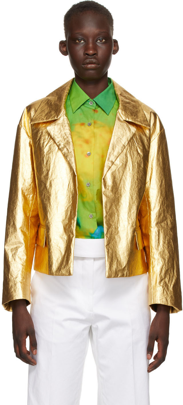 gold foil jacket