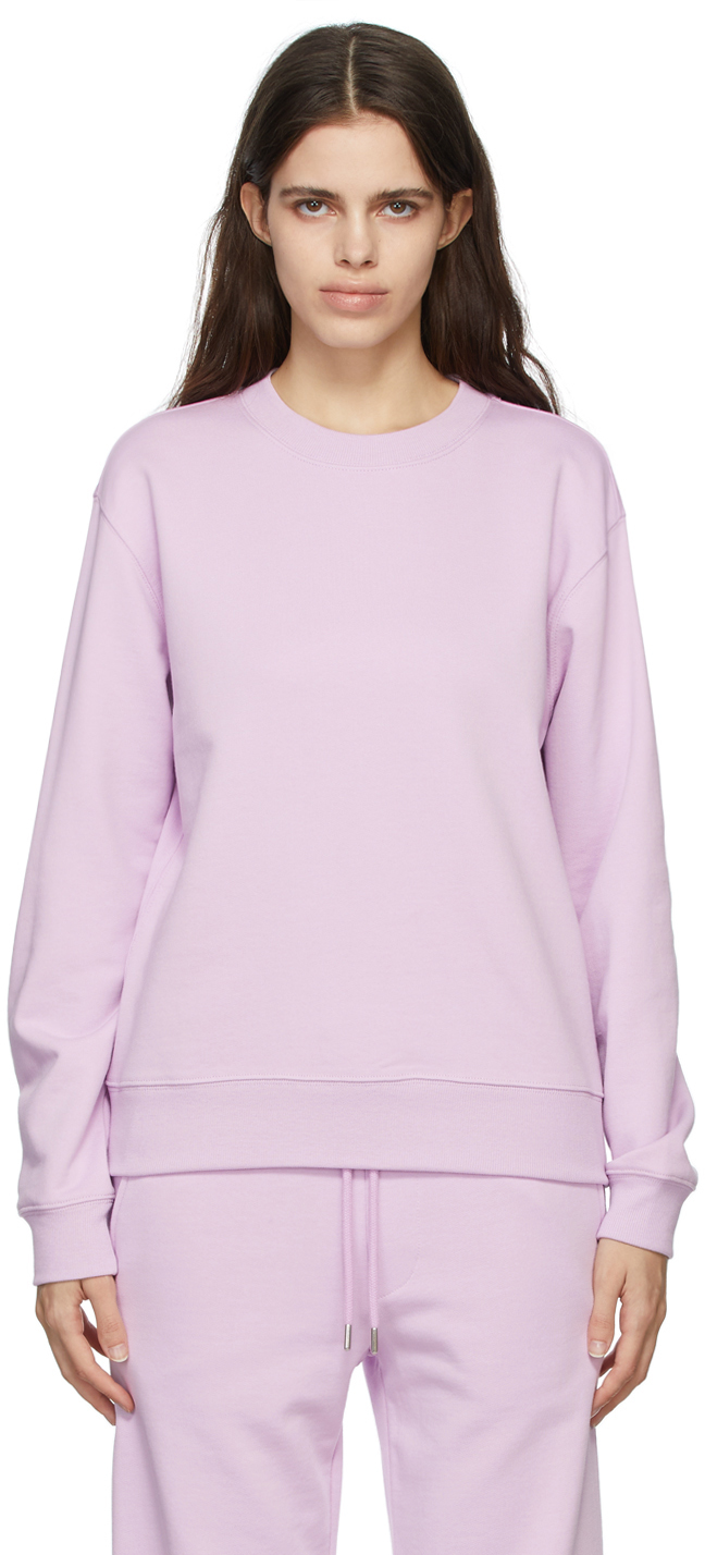 Dries Van Noten Purple Crewneck Sweatshirt | Smart Closet